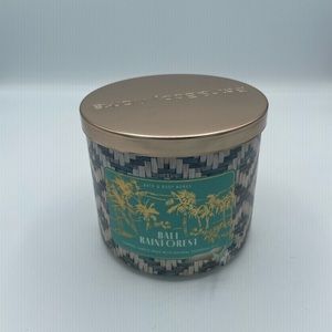 Bali Rainforest Bath and Body Works 3 Wick Candle